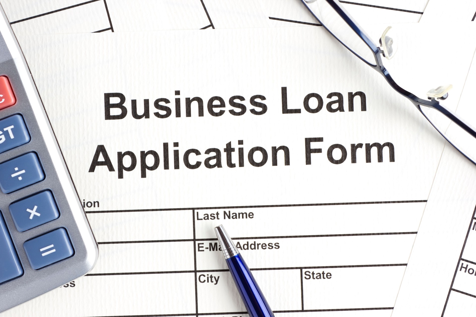 Business loan application form